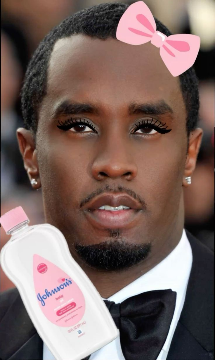 Diddy with eyelashes